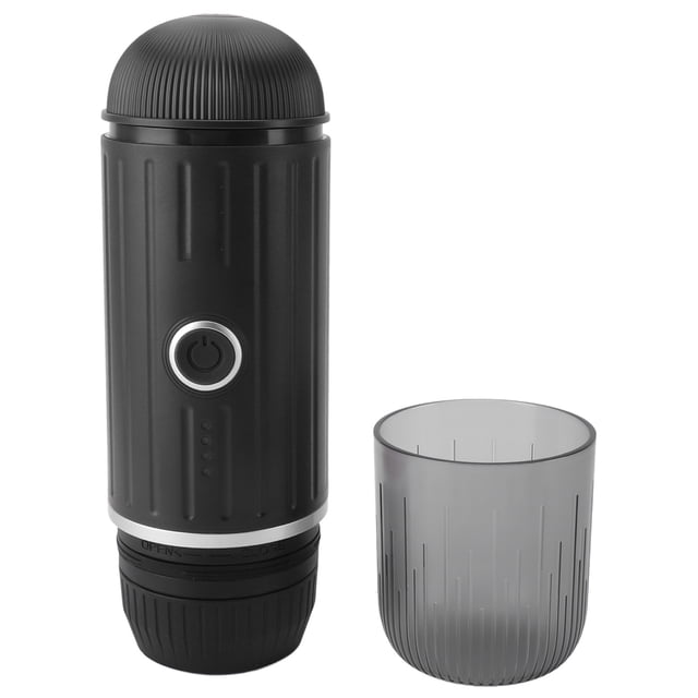 Cafetière de Voyage, Cafetière USB à Extraction Automatique Petite Cafetière Électrique USB Capsules de Café Rechargeables de Qualité Supérieure Outil de Café à Capsules Réutilisable