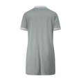 thumbnail image 4 of Mgmyaa Robe Chemise Mini d'Été Décontractée pour Femmes Polo Dress Unie à Manches Courtes, Col en V, Tennis Golf, avec Poches, 4 of 8