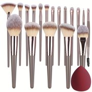 MesaSe 10pcs-20pcs Professional Makeup Brushes Set Bag Foundation Eyelash Eyebrow Eyeshadow Cosmetic Make Up Tool Makeup Brush Tool Set Christmas  Halloween  Thanksgiving Gifts