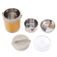 thumbnail image 2 of Food Thermal Jar 304 Stainless Steel Three Layers Portable Insulated Lunch Bento for Students Work, 2 of 7