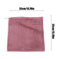 thumbnail image 3 of Hand Towel Solid Color Striped Yarn Soft Absorbent Towel Towel Face Wash Towel Four Sets Pink B, 3 of 6