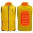 thumbnail image 2 of 2025 Heated Jacket for Boys Girls Usb Intelligent Constant Temperature Heated Windproof Plus Size Coat for Children Winter 2 Heated Jacket Coat Yellow, 2 of 9
