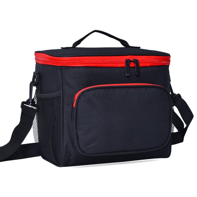YOPTOP Large Insulated Lunch Bag 10L Reusable Leakproof Lunch Box for Adult Men Women Lunch Bag,black