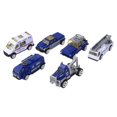 thumbnail image 1 of City Rescue Team 1:64 Scale Die - Cast Metal Cars - 6 Collectible Set, 1 of 3