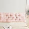 thumbnail image 4 of Coussin Rose de Chevet Coussin de Chambre Dossier de Lit Tatami Coussin Doux Lit Sofa, 4 of 6