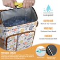 thumbnail image 5 of Summer Floral Pattern Cooler Bag - 20L Soft Cooler with Long-Lasting Insulation, Great for Beach and Camping, 5 of 5