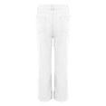 thumbnail image 3 of JMYHOAM Jeans for Women Ladies' Elastic Wide Leg High Waist Versatile Loose Straight Leg Jeans, 3 of 8