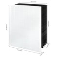 thumbnail image 4 of Actived  43×33×6  Filter Screen 4 Activated Carbon Cotton Replacement For Winix 115115, 4 of 8