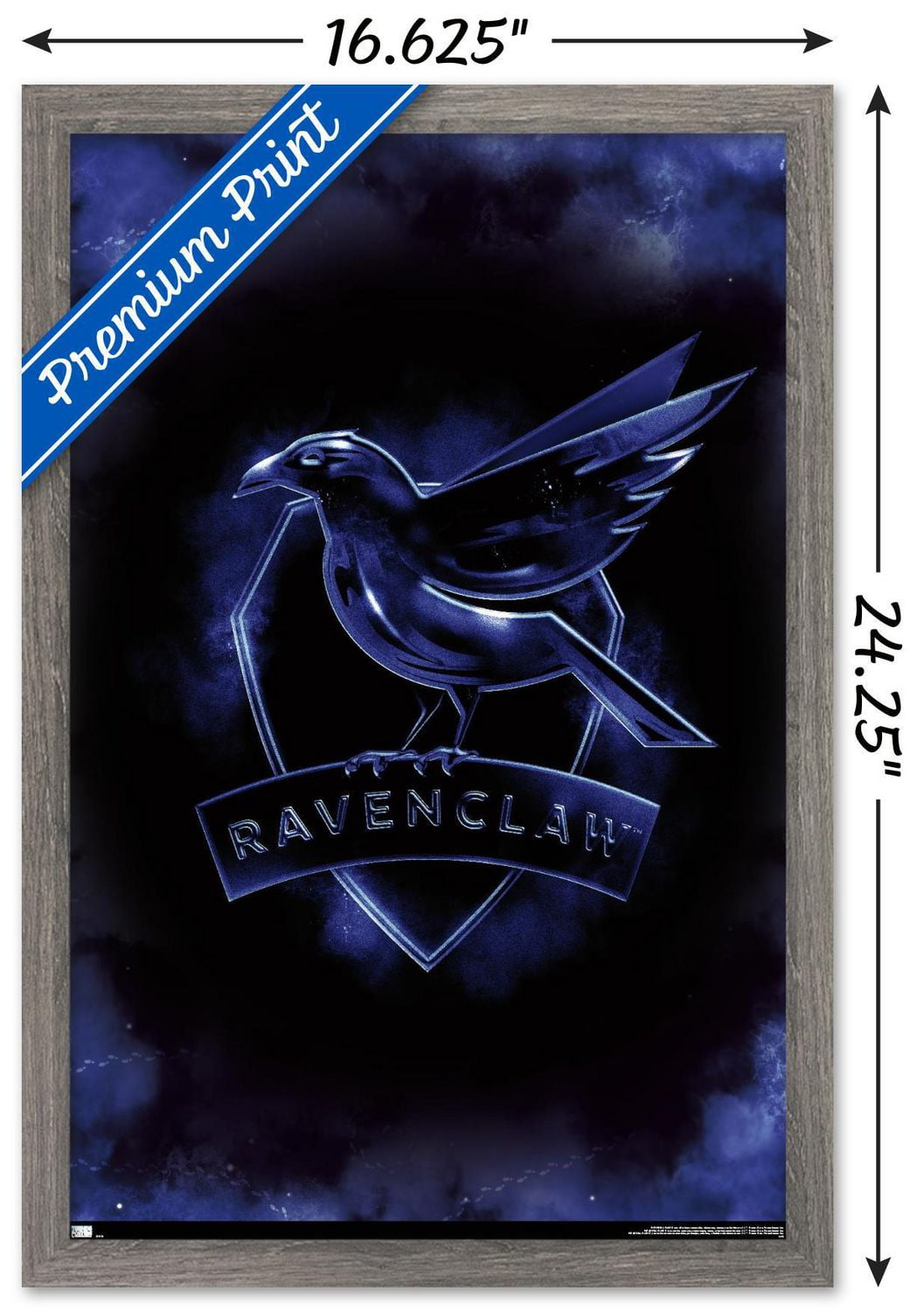 Harry Potter - Ravenclaw Crest Magic Wall Poster, 22.375" x 34"