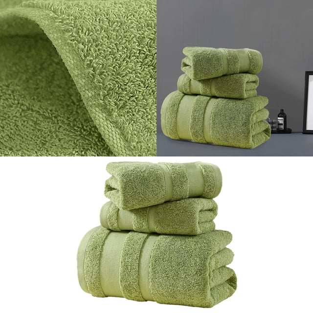 Absorbent Bath Towels Set for Comfort and Drying Soft and Durable Towels for Home Gym and Spa