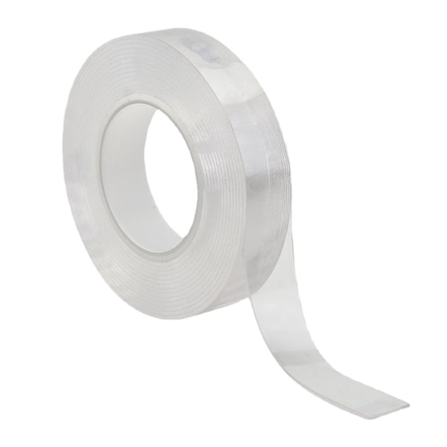 Rouleau de Ruban nano transparent de 3 cm de Largeur, d'Une Longueur de 5 m et d'Une Épaisseur de 0,1 cm. Fabriqué en Matériau de Haute Qualité et durable, Ce Ruban transparent Double Face Est Imperméable, Sans Traces et Facile à Enlever Sans Résidus. Idéal pour la Maison, le Bureau, l'Artisanat et les Projets de Bricolage.