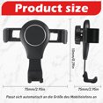 thumbnail image 2 of ZheElen Universal Cell Phone Holder Multi-functional Car Mount For All Devices Stable And Durable Alloy Black, 2 of 6