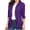 Violet, variante sur LOVZFMLL Cardigan pour Femmes, Couleur Unie, Doux, à Volants Drapés, Haut Cardigan à Manches Neuf Quarts