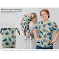 thumbnail image 5 of oneOone Polyester Spandex Light Green Fabric Ocean Underwater Life Craft Projects Decor Fabric Printed By The Yard 56 Inch Wide, 5 of 5