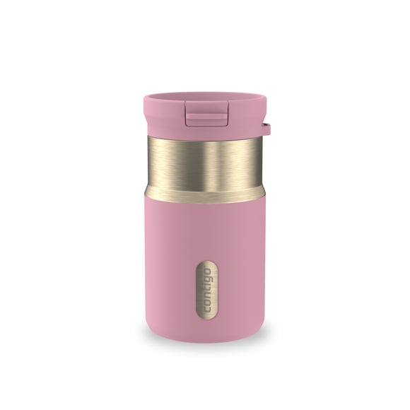 Bouteille d’eau isolée en acier inoxydable Contigo SnapSeal, 296 ml (10 oz) –100 % antifuite, sans BPA, sans plomb, lavable au lave-vaisselle