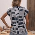 thumbnail image 4 of T-shirts pour Femmes Coupe Ample T-Shirt pour Femmes à Col Rond Imprimé à Manches Courtes Coupe Ample pour Haut Hauts Coupe Ample pour Femmes T-Shirts Femmes Coupe Ample T-Shirts pour Femmes Coupe Ample, 4 of 6