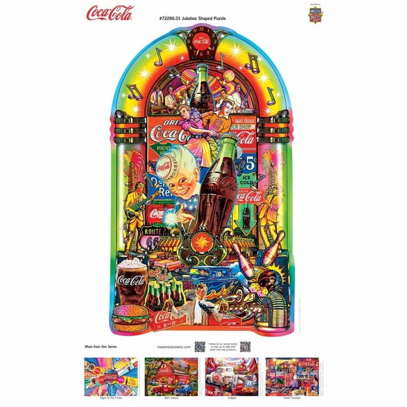 Masterpieces Puzzle Company Coca-Cola Jukebox casse-tête de 1000 pièces en forme