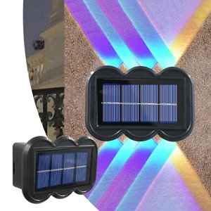 Aidoshy LED Outdoor Solar Lights, Land-scape Spotlights, Garden Lights, Wireless Solar Powered Outdoor Lights/Lighting For Yard, Walkway,Solar Street Lights Outdoor