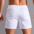 thumbnail image 4 of cllios Mens Workout Shorts Lightweight Breathable Gym Athletic Running Basketball Shorts for Men 5 inch Inseam Training Short Men with Pockets White M, 4 of 7