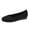 1-Black, variant on 2025 Ladies Solid Color Business Casual Shoes for Women Wide Breathable Knitting Round Head Women Wide Width Shoes Casual Flat Comfortable Casual Single Shoes