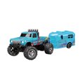 thumbnail image 1 of Wweixi Mini Rc Monster Truck With Lights 1/64 Remote Control Truck And Trailer Alloy Housing USB B, 1 of 6