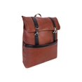 thumbnail image 2 of McKleinUSA ELEMENT 17" Leather, Two-Tone, Flap-Over, Laptop & Tablet Backpack 18470, 2 of 7