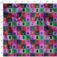 thumbnail image 4 of Soimoi Satin Silk Fabric Cactus Tree Printed Fabric 1 Yard 42 Inch Wide, 4 of 5