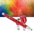 thumbnail image 4 of Airbrush, Easy To Operate Brass Practical Portable Small Cordless Airbrush  For  For Nail Art For Makeup Red,Gold, 4 of 8