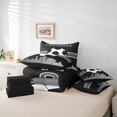thumbnail image 4 of YST Sports Gamer Bedding Comforter Set, 7-Piece, Twin Size, Black Grey, 4 of 4
