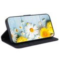 thumbnail image 3 of Compatible with Samsung Galaxy A02 Embossed Lily Wallet Case with Card Holder PU Leather Flip Cover, 3 of 5