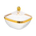 thumbnail image 2 of jifeng Countertop Fruit Bowl with Lid Fruit Basket for Kitchen Counter Fruit Snacks Square M, 2 of 9