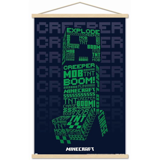Minecraft - Creeperscope Wall Poster, 22.375" x 34"