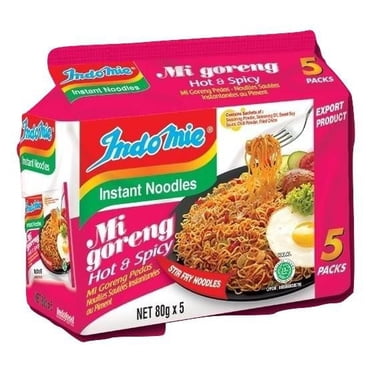 Indomie Instant Noodles Mi goreng Hot & Spicy Pedas