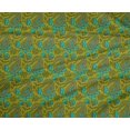 thumbnail image 4 of oneOone Polyester Lycra Fabric Leaves|Floral & Paisley Block Print Fabric BTY 56 Inch Wide, 4 of 4