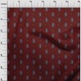 thumbnail image 2 of oneOone Cotton Silk Fabric Diamond & Paisley Block Print Fabric By The Yard 42 Inch Wide, 2 of 4