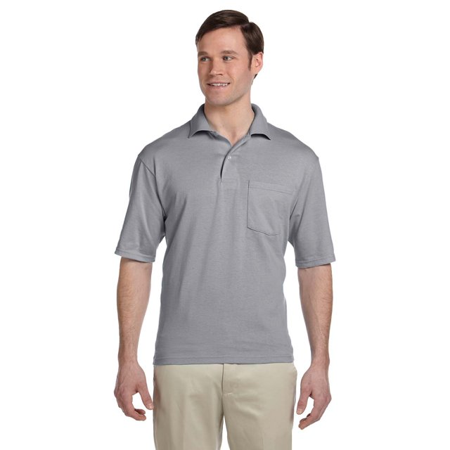 Jerzees Adult 5.6 oz. SpotShield Pocket Jersey Polo - 436P
