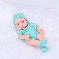 thumbnail image 1 of EGNMCR Room Decor, Home Decor, Wall Decor 7.48 Inch Soft Newborn Baby Dolls Vinyl Baby Dolls With Clothes Set Including Pacifier Realistic Doll Look Real Doll Doll, 1 of 7