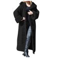 thumbnail image 1 of Kcodviy Women Casual Solid Knit Fuzzy Cardigans for Women Button Plus Size Long Sweaters for Women Open Front Sleeve Sweater Long Cardigan Ladies Cardigan Sweaters with Pockets Coat, 1 of 4