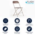 thumbnail image 2 of Chaise pliante de la collection Hercules Premuim de Flash Furniture en plastique brun, 2 of 9