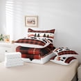 thumbnail image 5 of YST Rustic Bear Comforter Set, 7-Piece, Buffalo Plaid, Full Size, 5 of 5