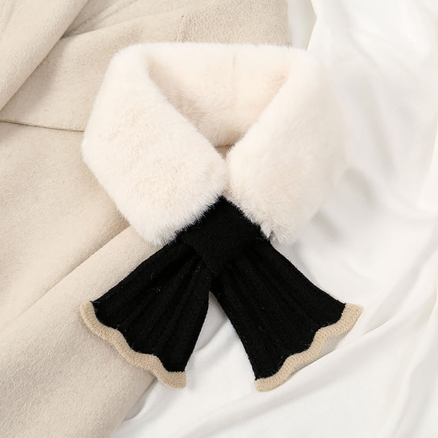 Horkkom Neck Gaiters for Men Winter Color Block Scarf With Warmth And Protection Thick Scarves