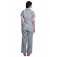 thumbnail image 4 of Moomaya Pyjama pour Femmes Ensemble de Pj Chemise de Pyjama en Coton Imprimé à Boutons Tenue de Nuit, 4 of 6