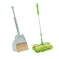 thumbnail image 4 of Mop Little Housekeeping Helper Set Household Mini Kids Broom and Dustpan Set Blue, 4 of 8