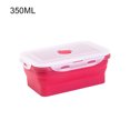 thumbnail image 3 of Ruiboury Silica Gel Compact And Convenient For Easy Storage Making Lightweight Sealed Preservation Box Microwave Lunch Box red 350ml 1Set, 3 of 6