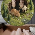 thumbnail image 4 of WMQPNNS Tapis Optique Animal Ludique Moderne pour Salon Chambre, 4 of 9