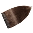 thumbnail image 3 of 100% Remy Human 3/4 Full Head Clip in Human Hair Extensions Silky Straight, 3 of 6