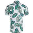thumbnail image 3 of Pompotops Chemise Blouse à Manches Courtes à Col à Revers Décontractée pour Homme à Motif Imprimé en Solde, 3 of 7