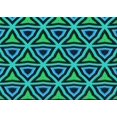 thumbnail image 1 of Ahgly Company Machine Washable Indoor Rectangle Transitional Dark Turquoise Green Area Rugs, 3' x 5', 1 of 7