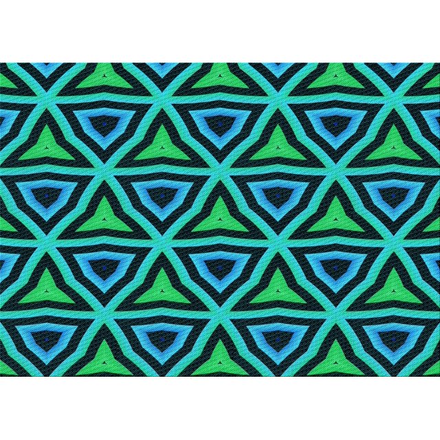 Ahgly Company Machine Washable Indoor Rectangle Transitional Dark Turquoise Green Area Rugs, 3' x 5'