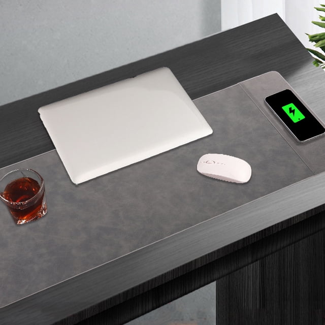 EGNMCR Kitchen Appliances for New Home, Accesorios Para La Cocina, 15W Fast Charging Office Small Computer Folding Mouse Pad Multifunction Wireless Charging Stand Mouse Pad Wireless Charging Pad